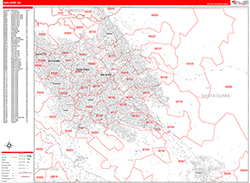 Red Line Map Example